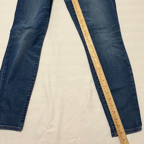 J Crew Toothpick Distressed Jeans Size 28 - Picture 5 of 7